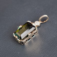 MẶT DÂY CHUYỀN ĐÁ CHỦ TOURMALINE